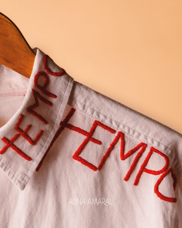 Camisa Coleção Palavras  - Tempo - Imagem 4